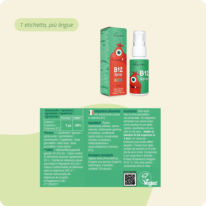 Vitamina B12 Junior Spray