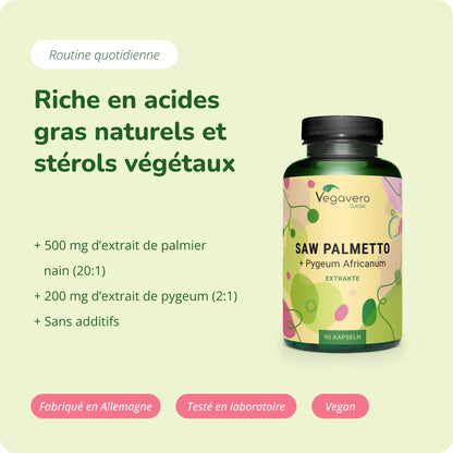 Palmier Nain + Pygeum africanum Extraits Gélules
