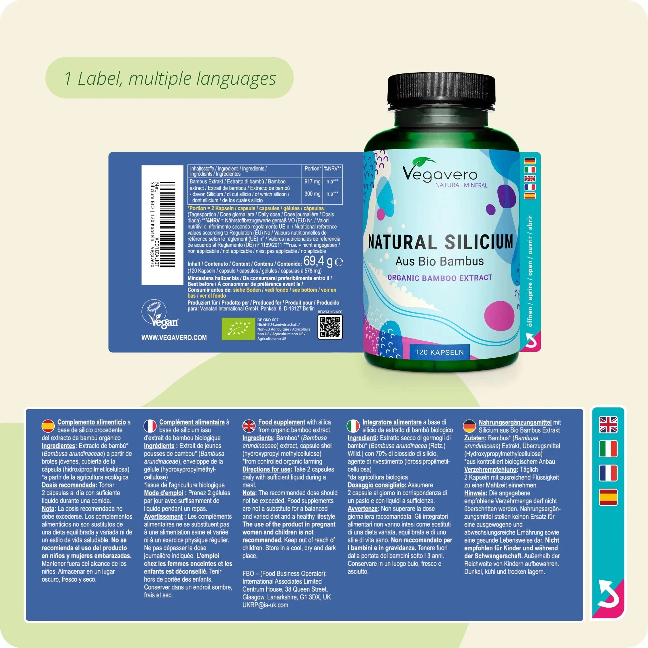 Natural Silicium Capsules Organic
