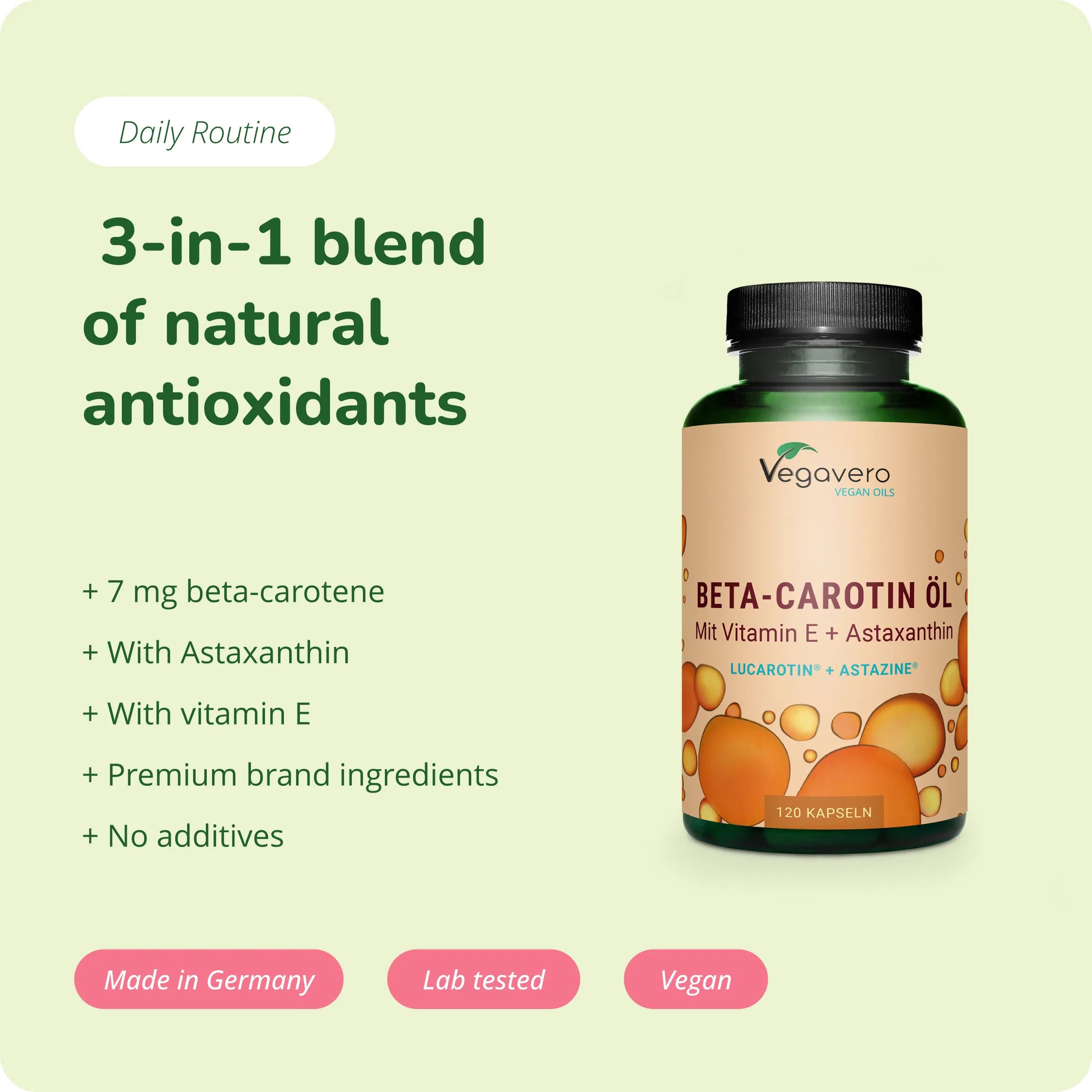 Beta‑Carotin Plus Öl Kapseln