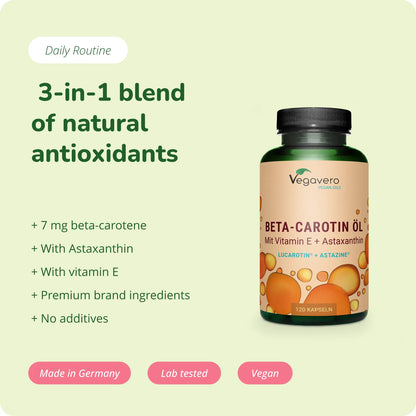 Beta‑Carotin Plus Öl Kapseln