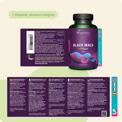 Maca Noire + Tribulus Gélules