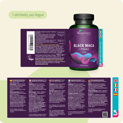 Maca Nera + Tribulus Capsule