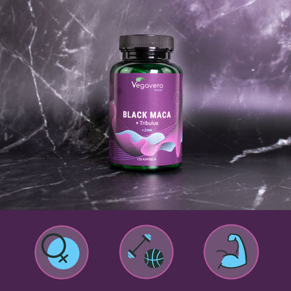 Black Maca + Tribulus Capsules