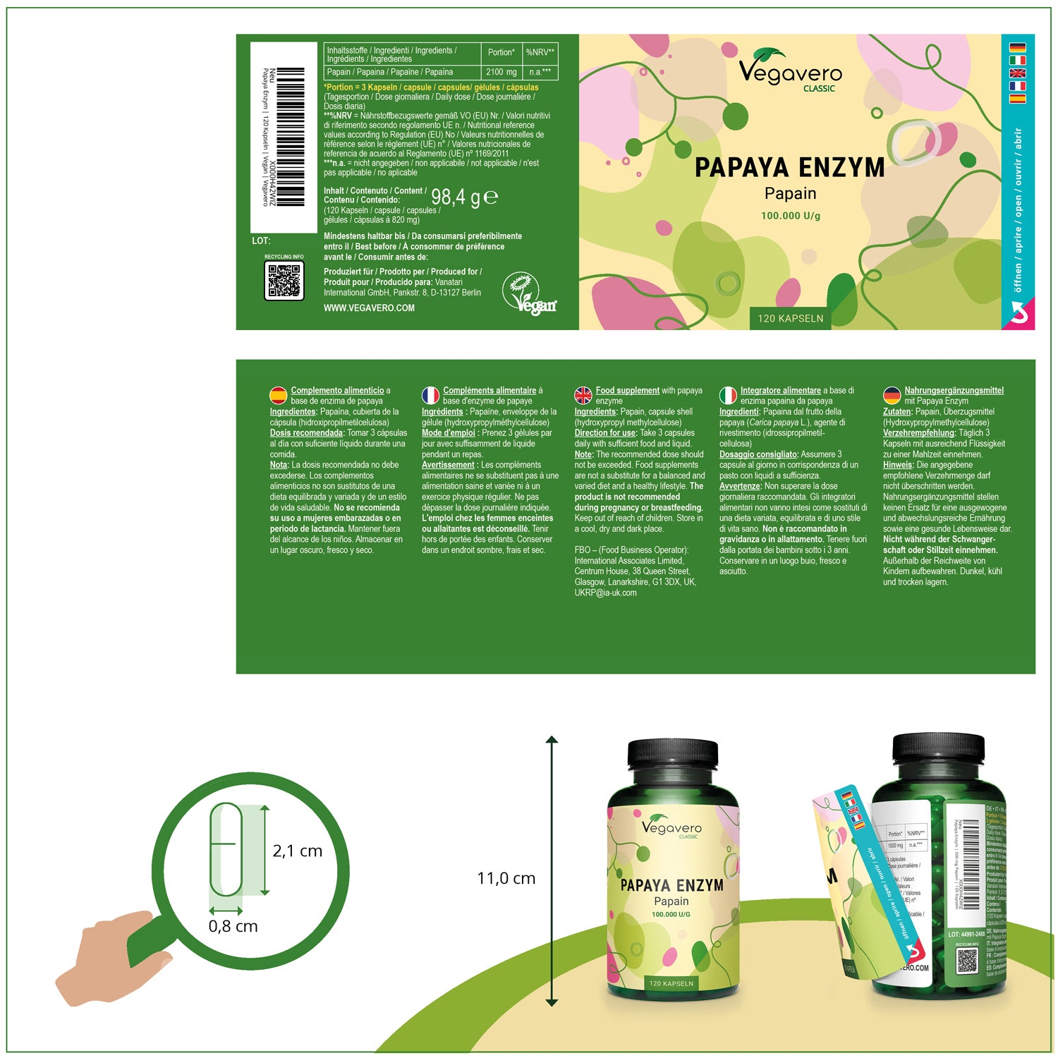 Papaya Enzyme Capsules
