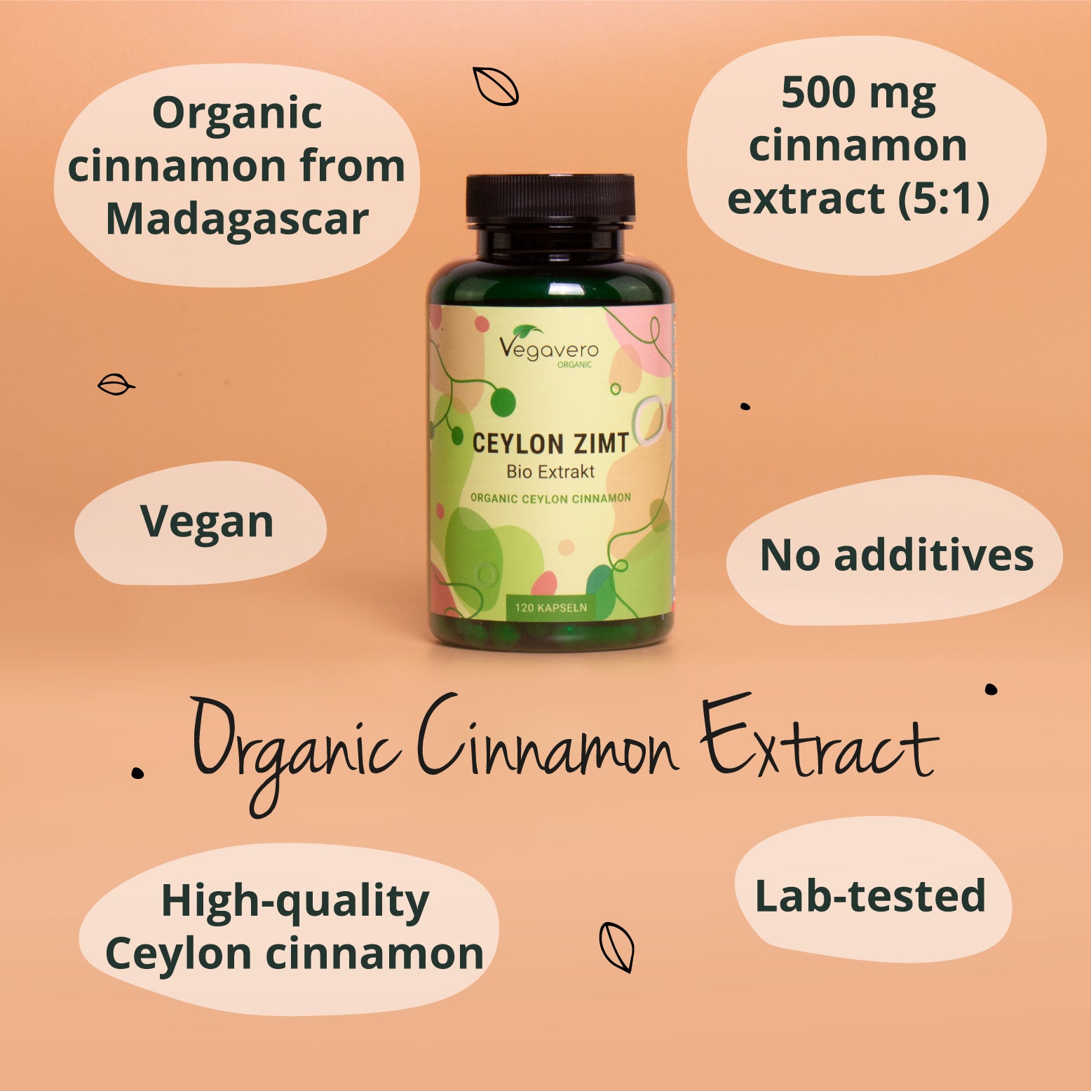 Ceylon Zimt Extrakt Kapseln Bio
