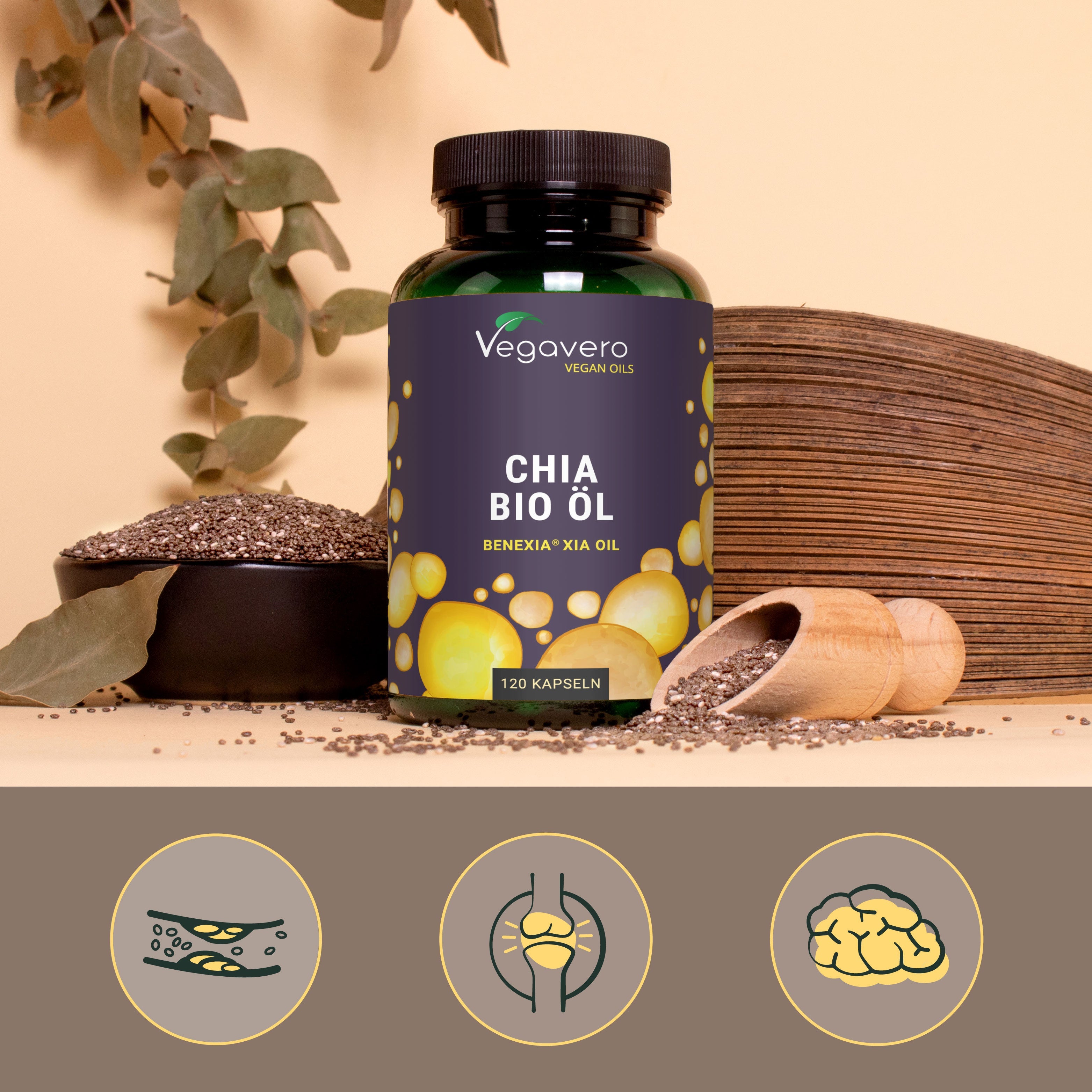 Chia Seed Oil Capsules Organic