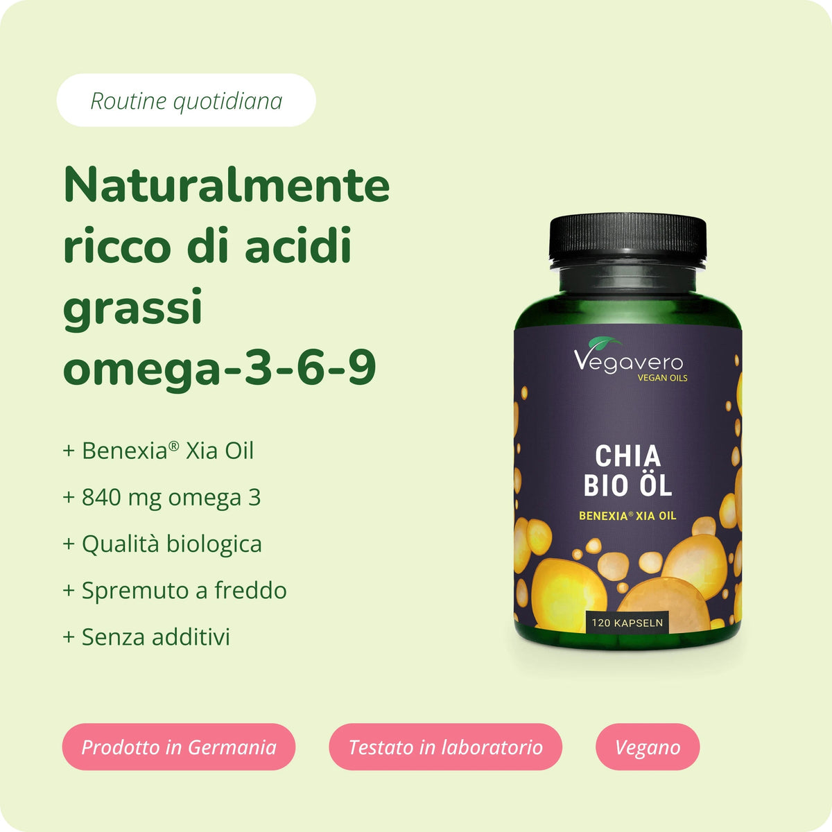 Olio di Semi di Chia Capsule Bio