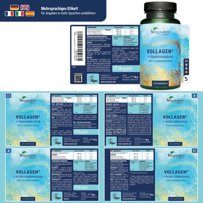 Vollagen + Hyaluronsäure Complex Kapseln