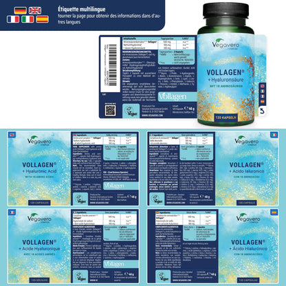 Vollagen + Acide Hyaluronique Complex Gélules