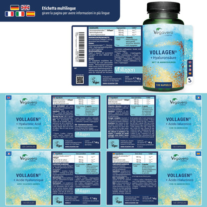Vollagen + Acido Ialuronico Complex Capsule
