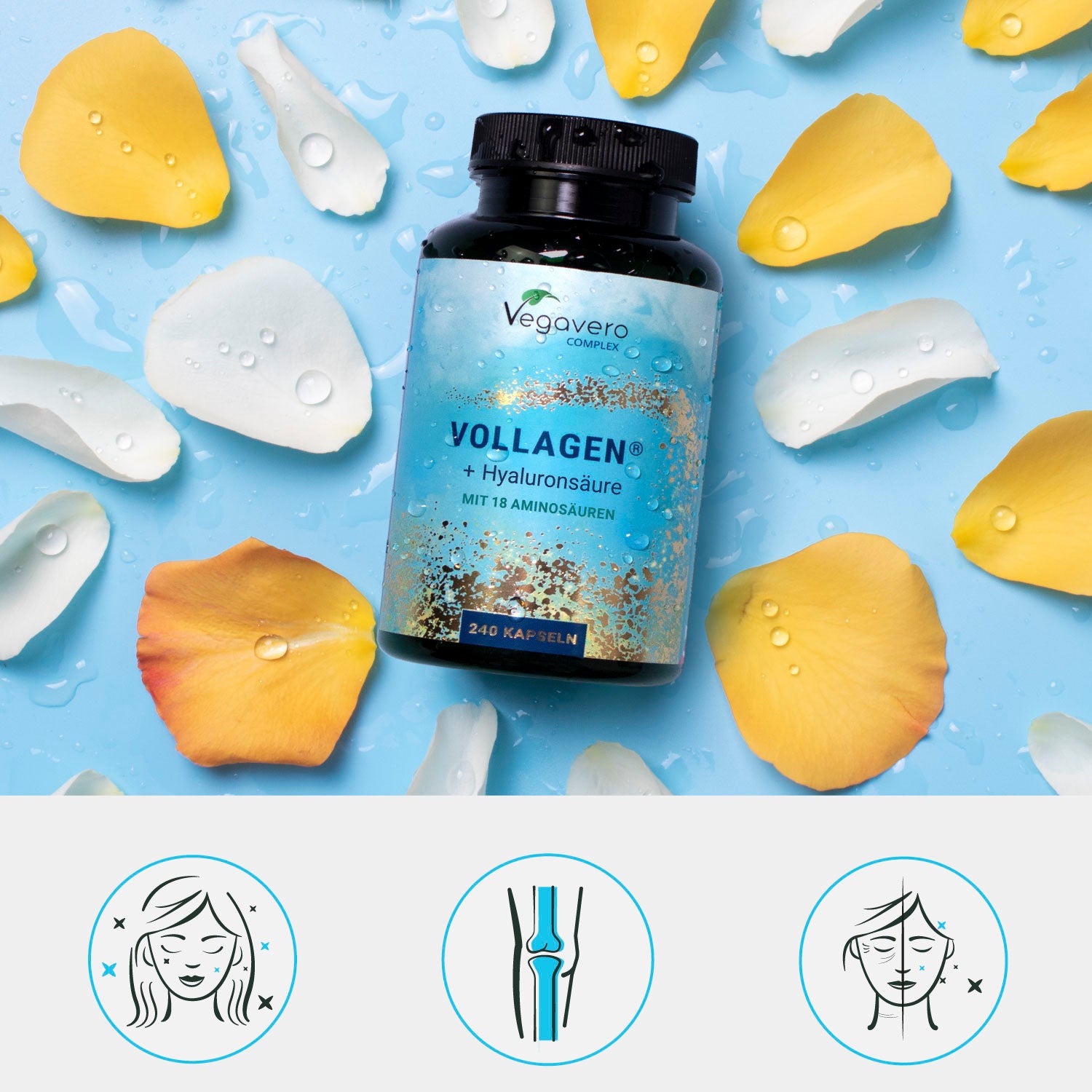 Vollagen + Hyaluronic Acid Complex Capsules