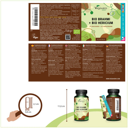 Brahmi + Hericium Capsule Bio