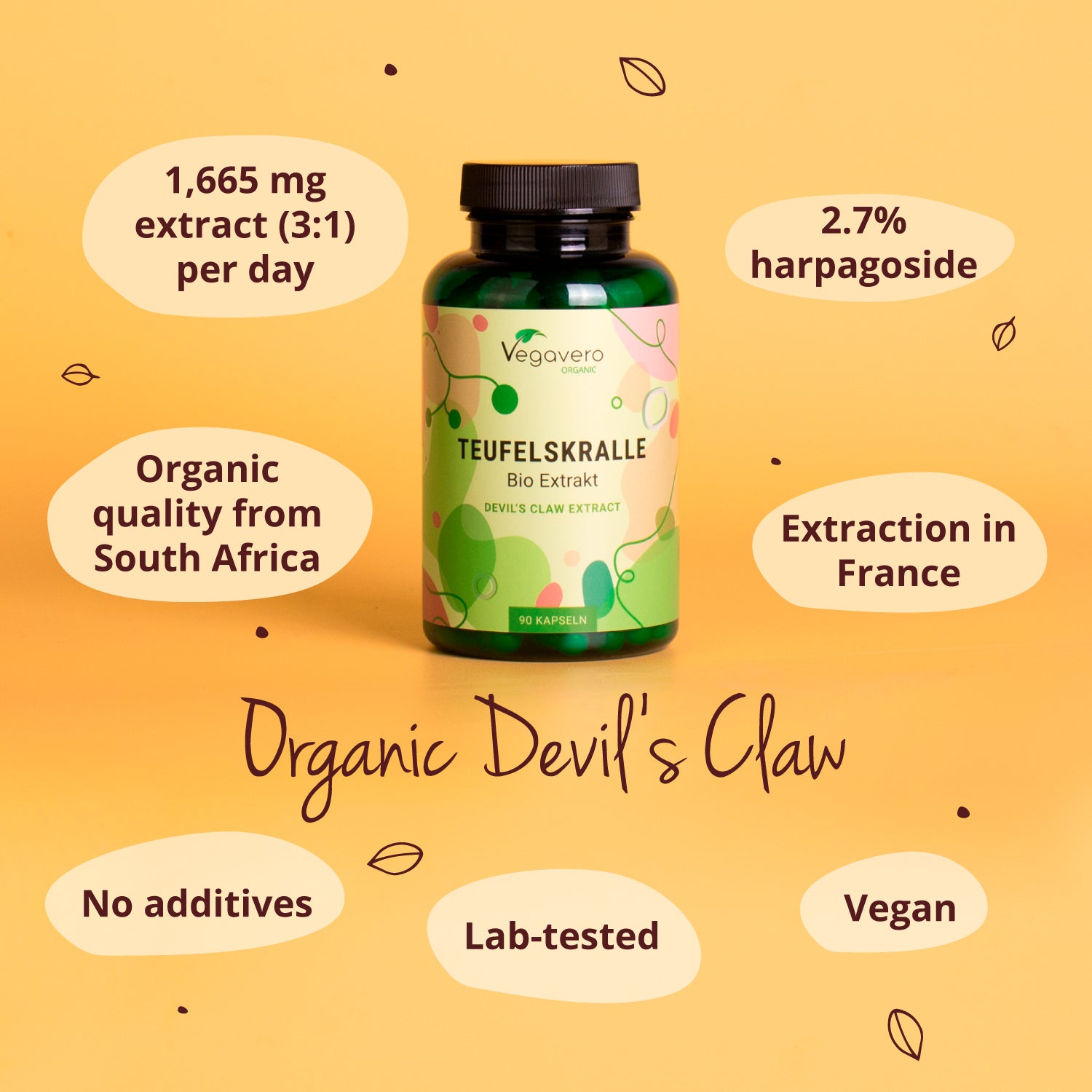 Devil's Claw Extract Capsules Organic