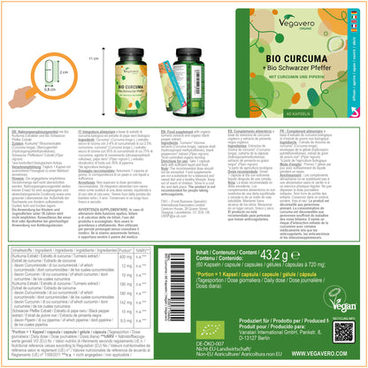 Turmeric Capsules Organic