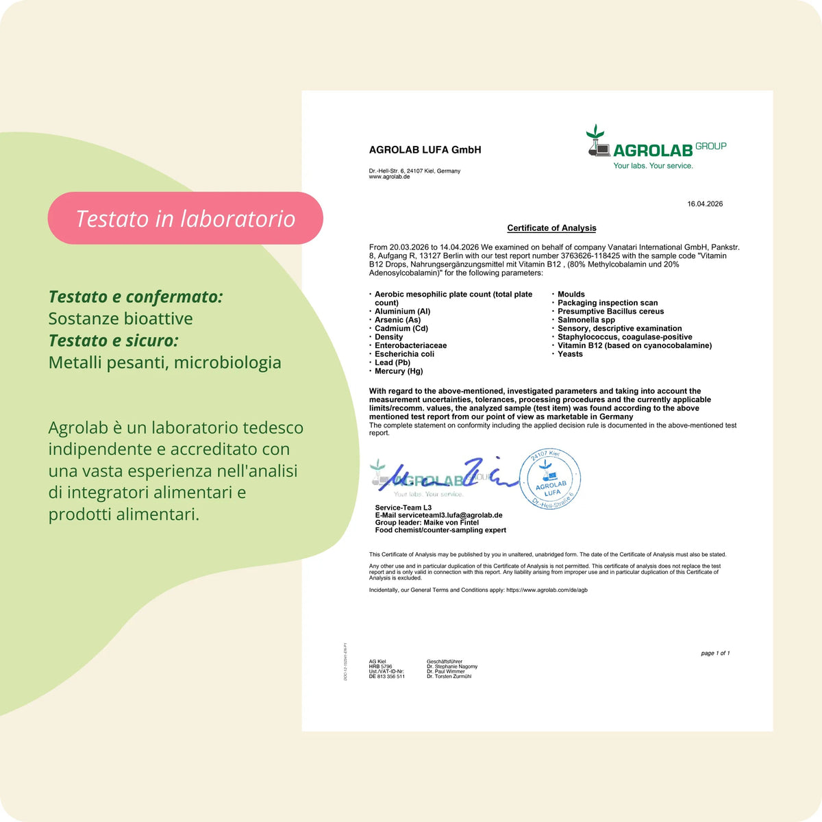 Vitamina B12 in Gocce