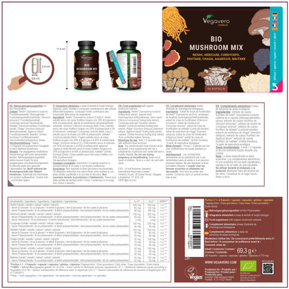 Mushroom Complex Capsules Organic
