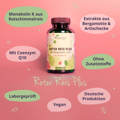 Roter Reis Plus Kapseln