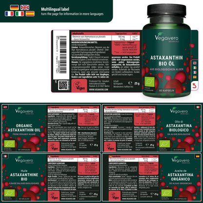 Astaxanthin Oil Capsules Organic