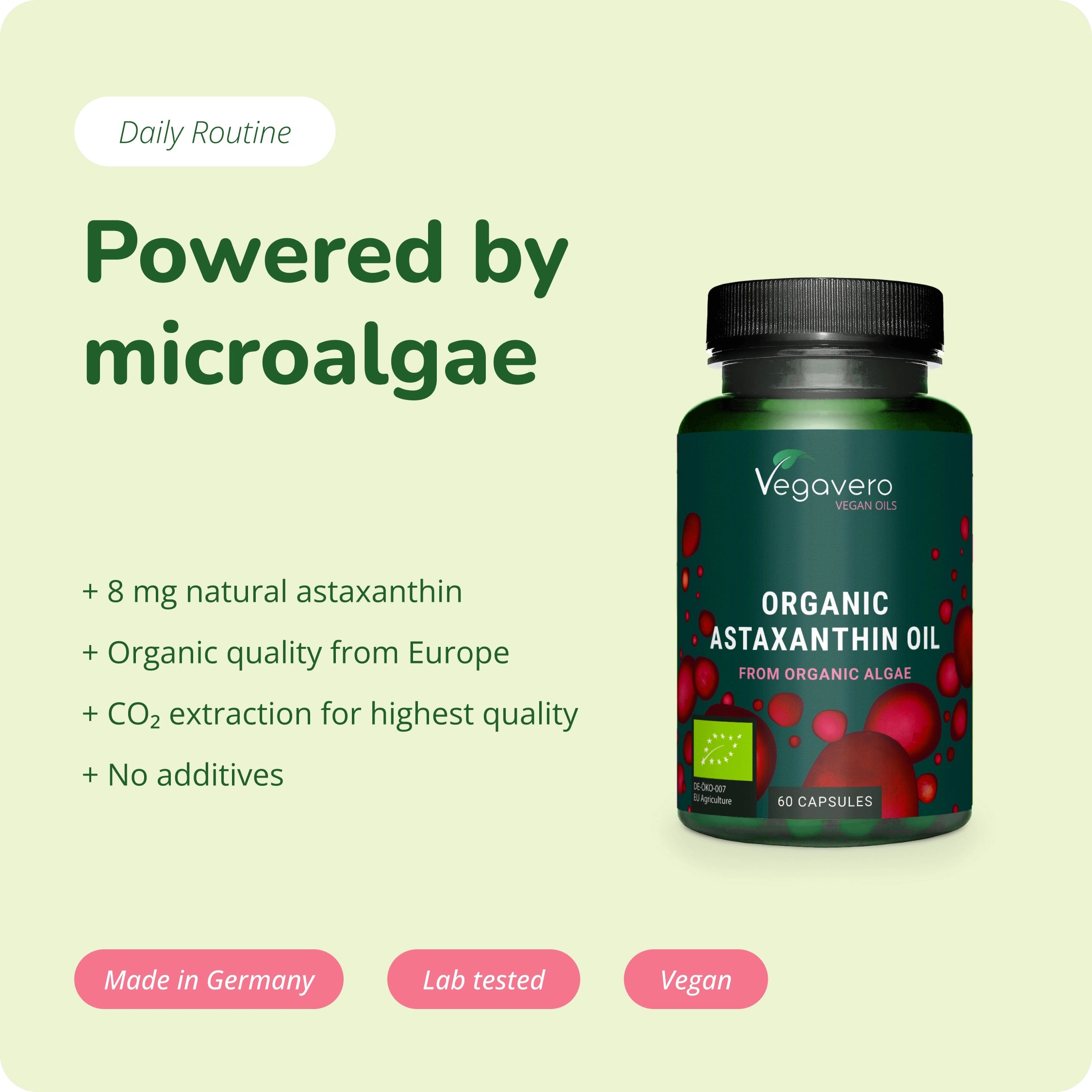 Astaxanthin Öl Kapseln Bio