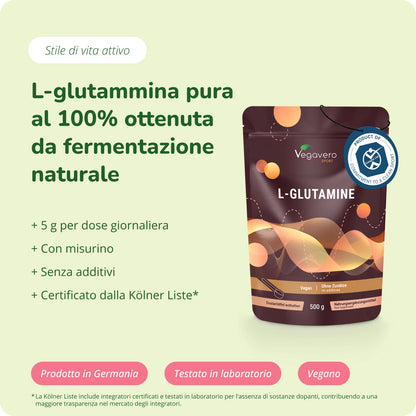 L-Glutamina in Polvere