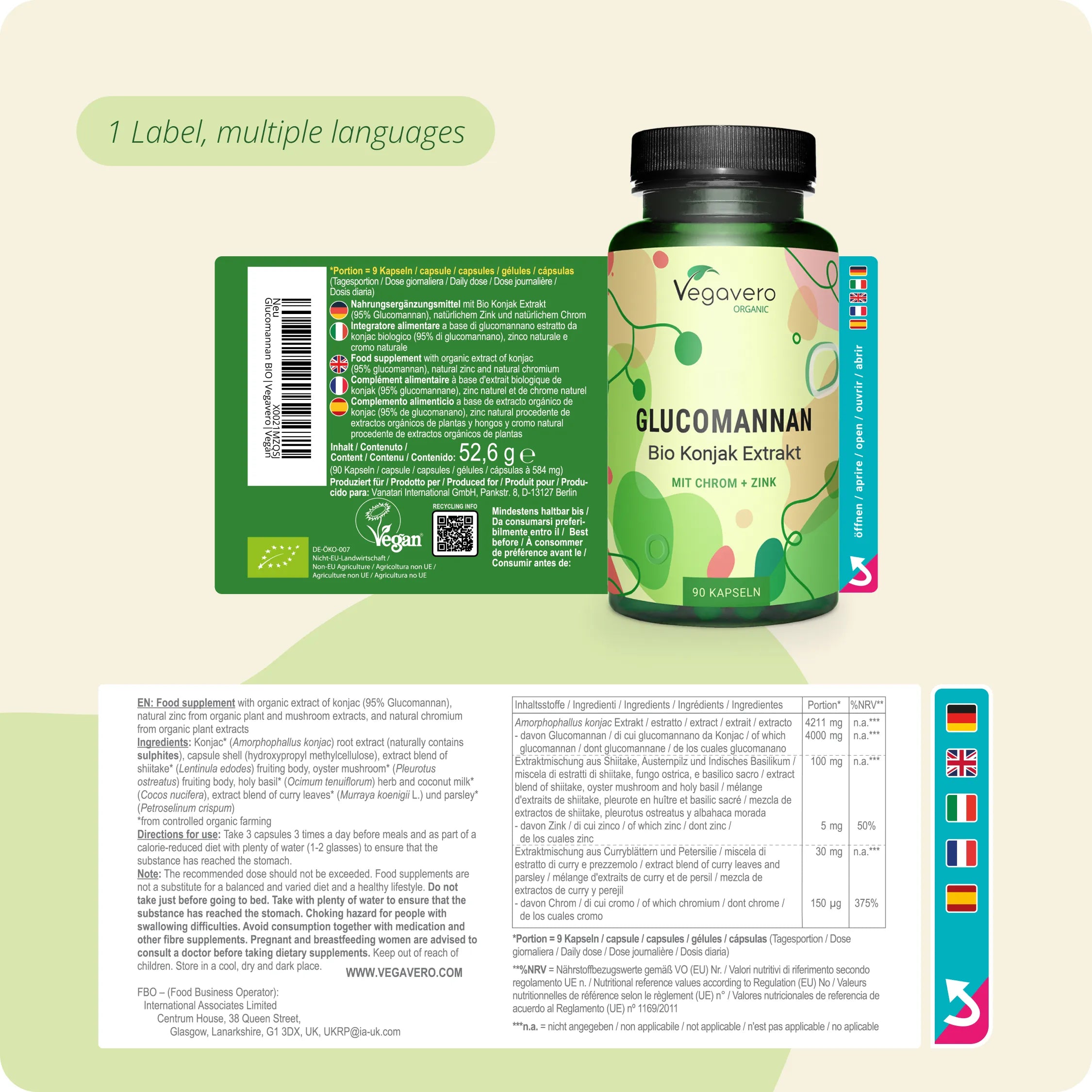 Glucomannan Capsules Organic