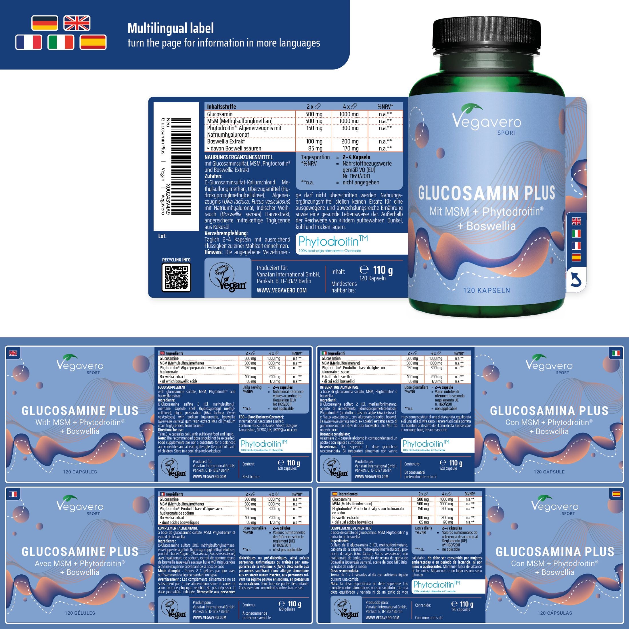 Glucosamine Plus Capsules » High-dose glucosamine capsules