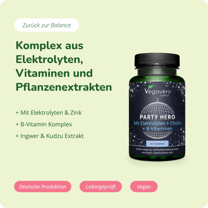 Party Hero Complex Tabletten