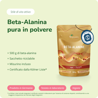 Beta‑Alanine in Polvere