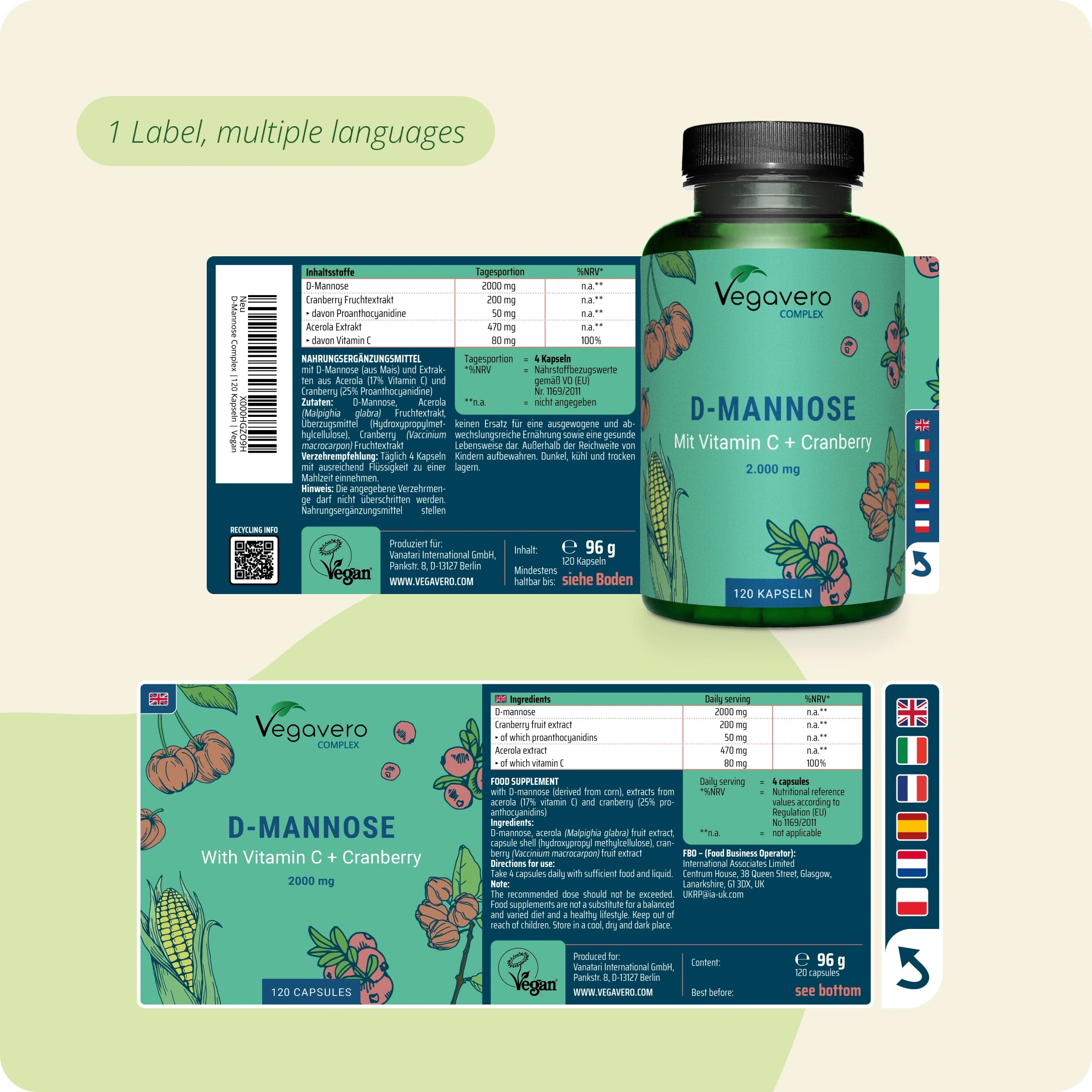 D-Mannose Complex Capsules