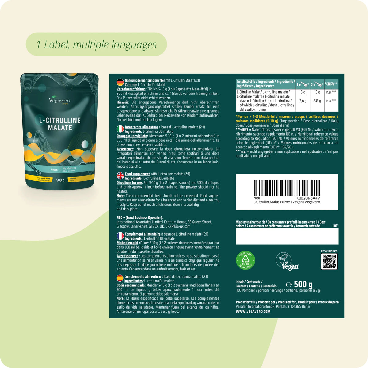 L-Citrulline Malate Powder