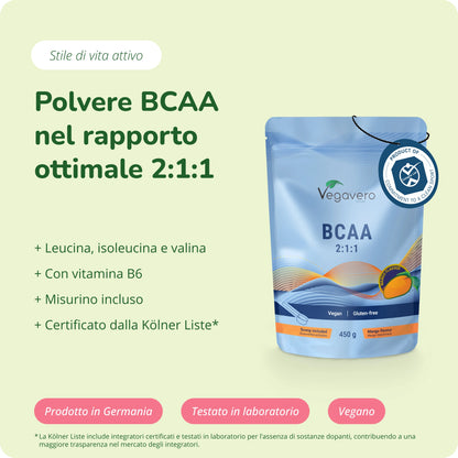 BCAA in Polvere Mango