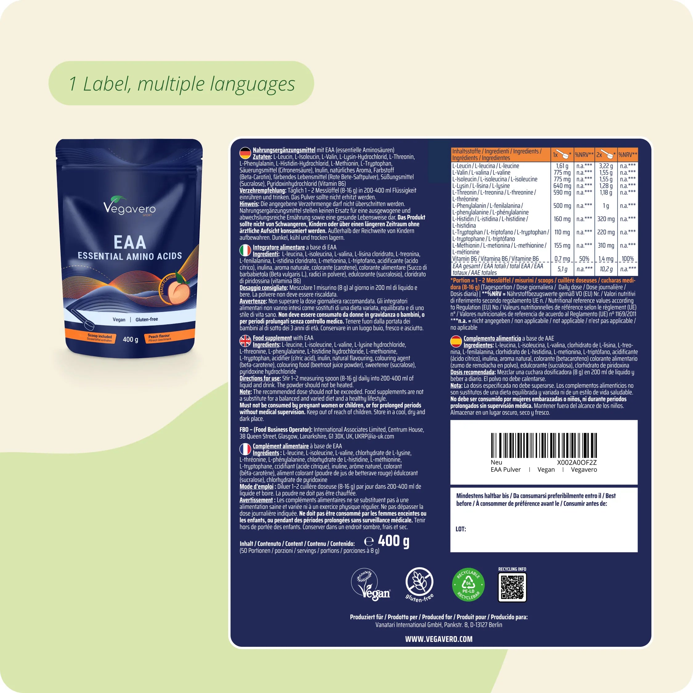 EAA Powder Peach