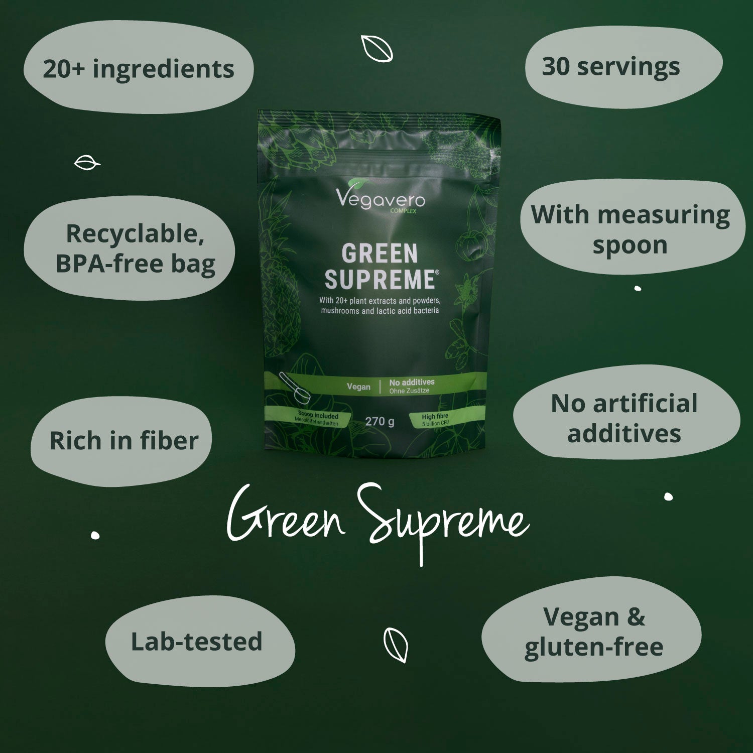 Green Supreme Complex Powder