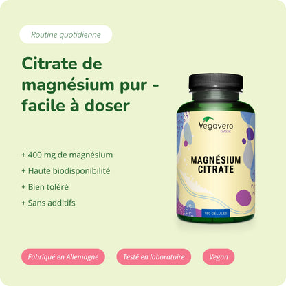 Capsules de Citrate de Magnésium