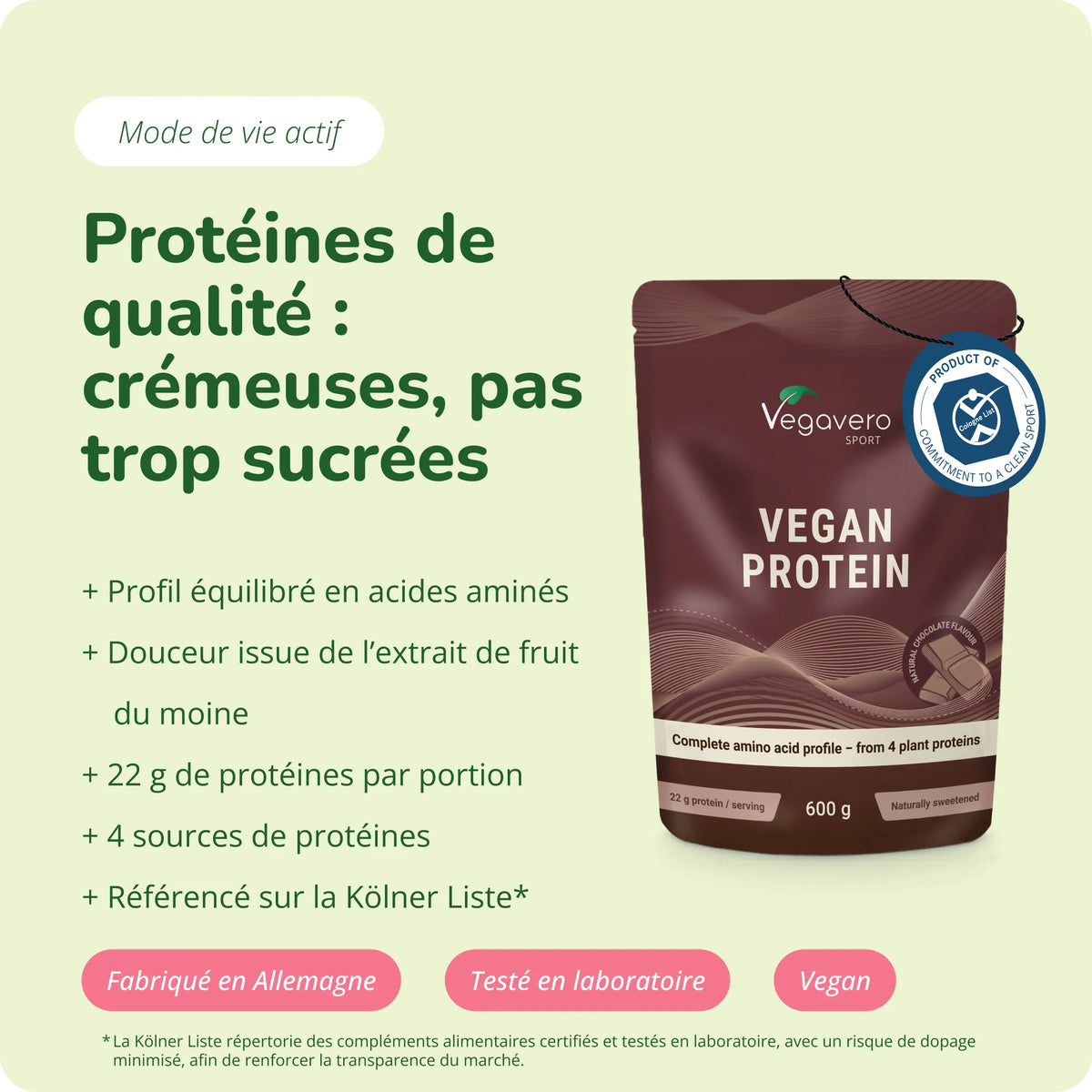 Protéine poudre chocolat