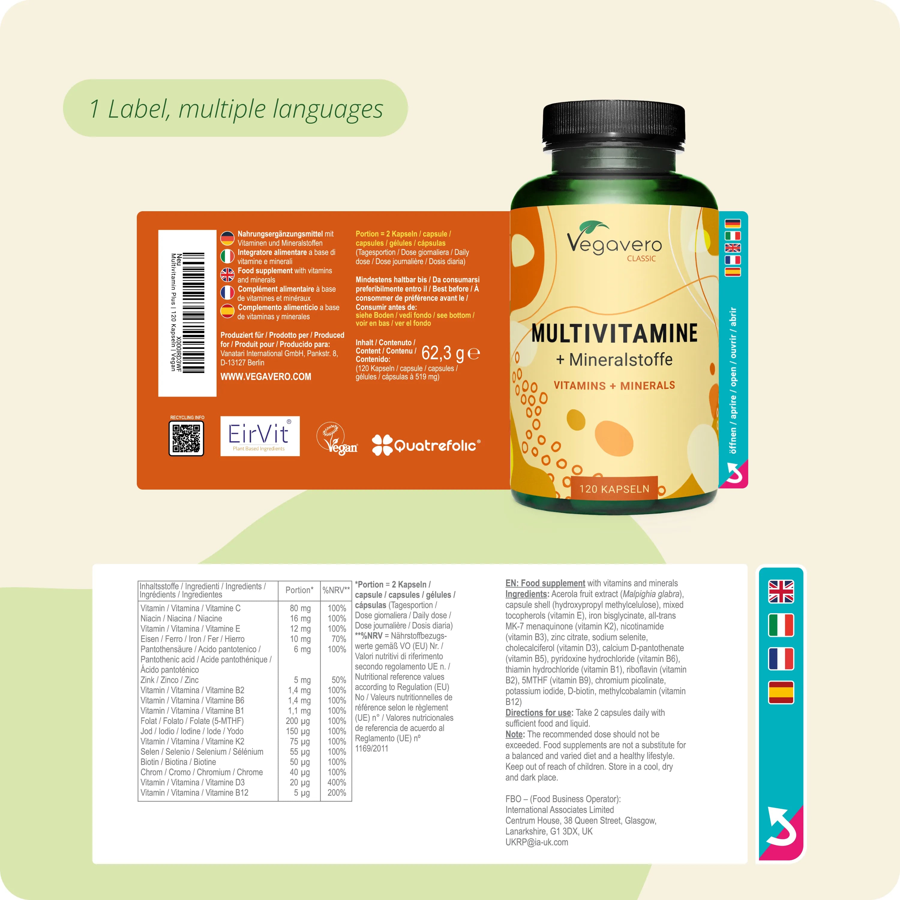Multivitamínico Plus Cápsulas