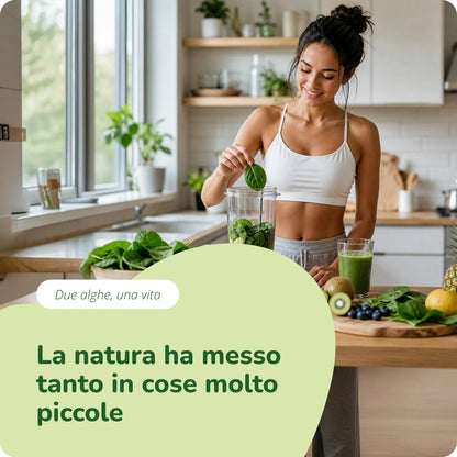 Spirulina + Chlorella Capsule Bio