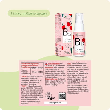 Vitamin B12 Spray