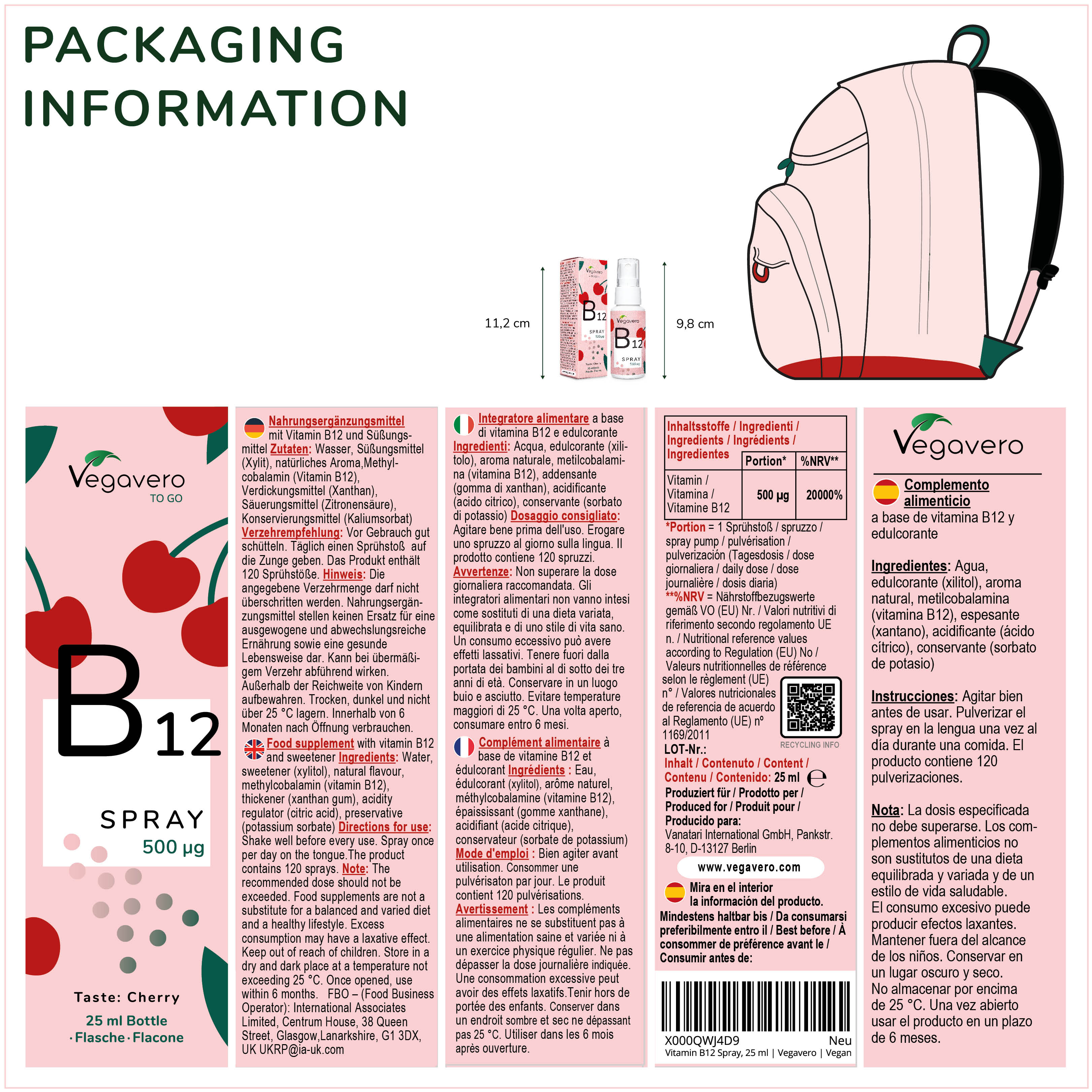 Vitamin B12 Spray