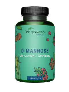 D-Mannose Complex + Cranberry + Vitamin C 120K