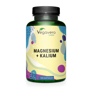 Magnesium + Potassium 180 Capsules