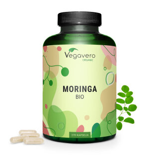 Organic Moringa Oleifera (270 Capsules)