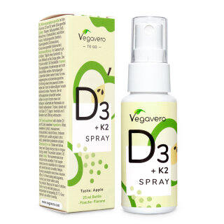 Vitamina D3 + K2 Spray (25 ml)
