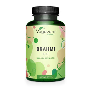 Organic Bacopa Monnieri Brahmi (180 Tablets)