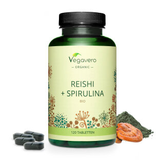 Organic Reishi & Spirulina (120 Tablets)