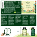 Organic Reishi &amp; Spirulina (120 Tablets)