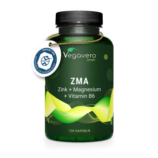 ZMA (Zinc + Magnesio + Vitamina B6) (120 Cápsulas)